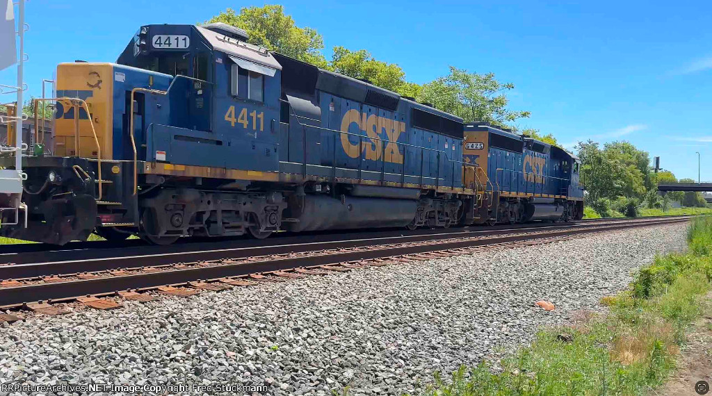 CSX 4411 has help this week.